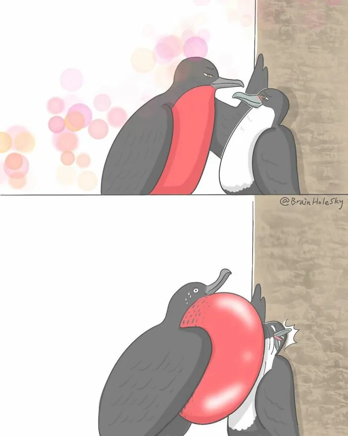 40 Simple And Short Yet Adorable And Fun Comics By BrainHoleSky