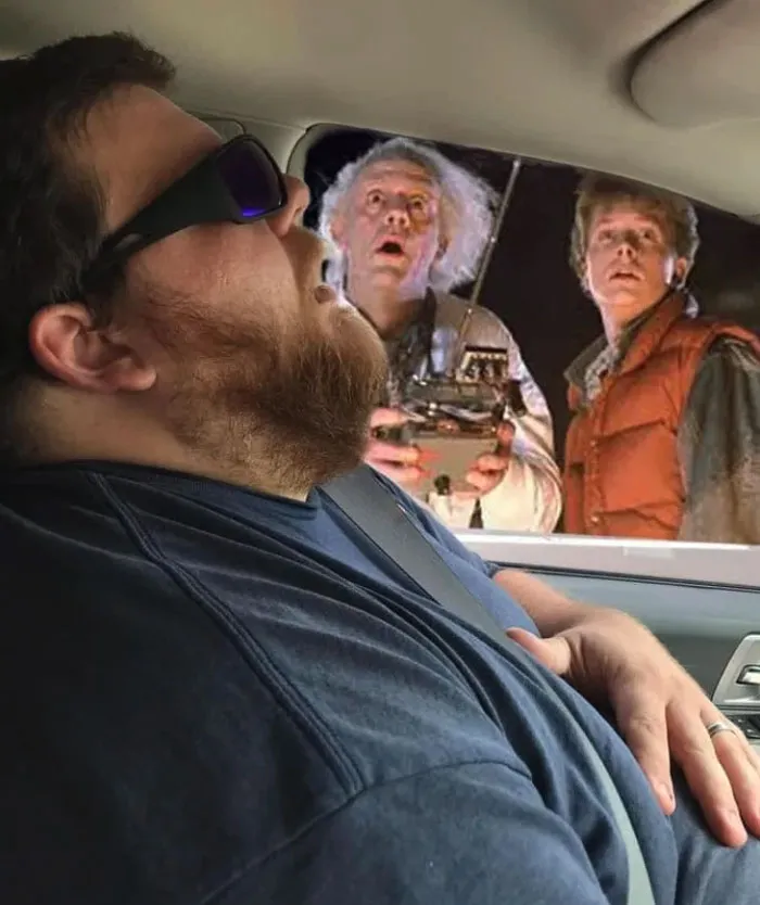 Guy Falls Asleep On A Road Trip, Wife Asks People To Photoshop What He Missed While Sleeping (30 Pics)