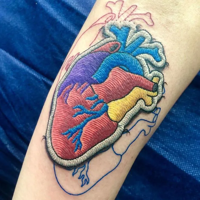 Artist Creates Tattoos That Look Like Sewn-On Patches And Here're 30 Of His Most Impressive Works