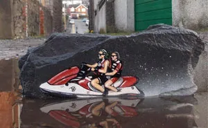 This Artist Creates Graffiti That Interact With Their Surroundings (30 Pics)