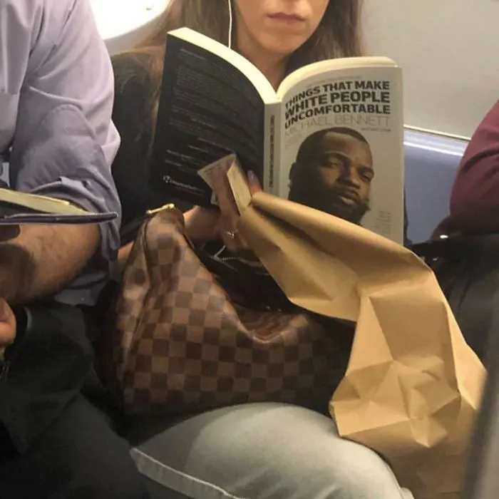 30 Times Commuters Saw Others Reading Such Strange Books While On The Subway, They Just Had To Document It