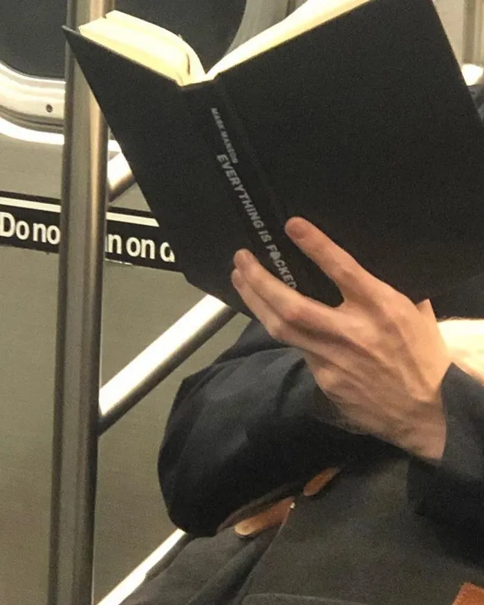 30 Times Commuters Saw Others Reading Such Strange Books While On The Subway, They Just Had To Document It