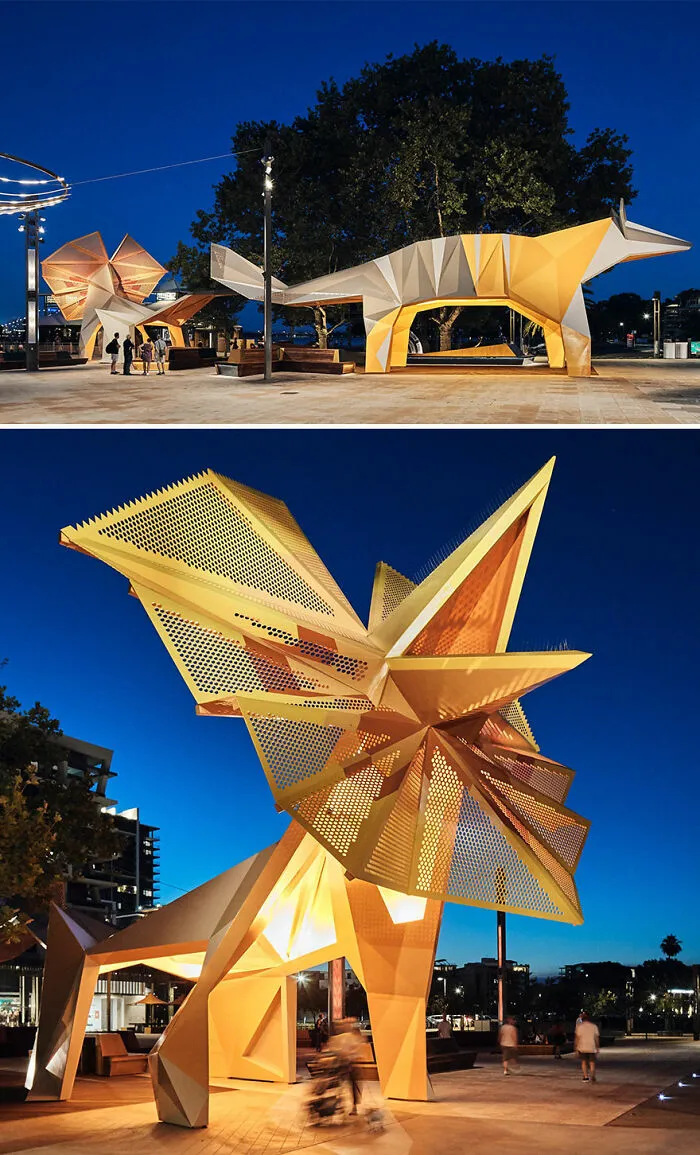 South Perth Mend Street Animal Canopies (Best In Installations & Structures, Landscape Design)