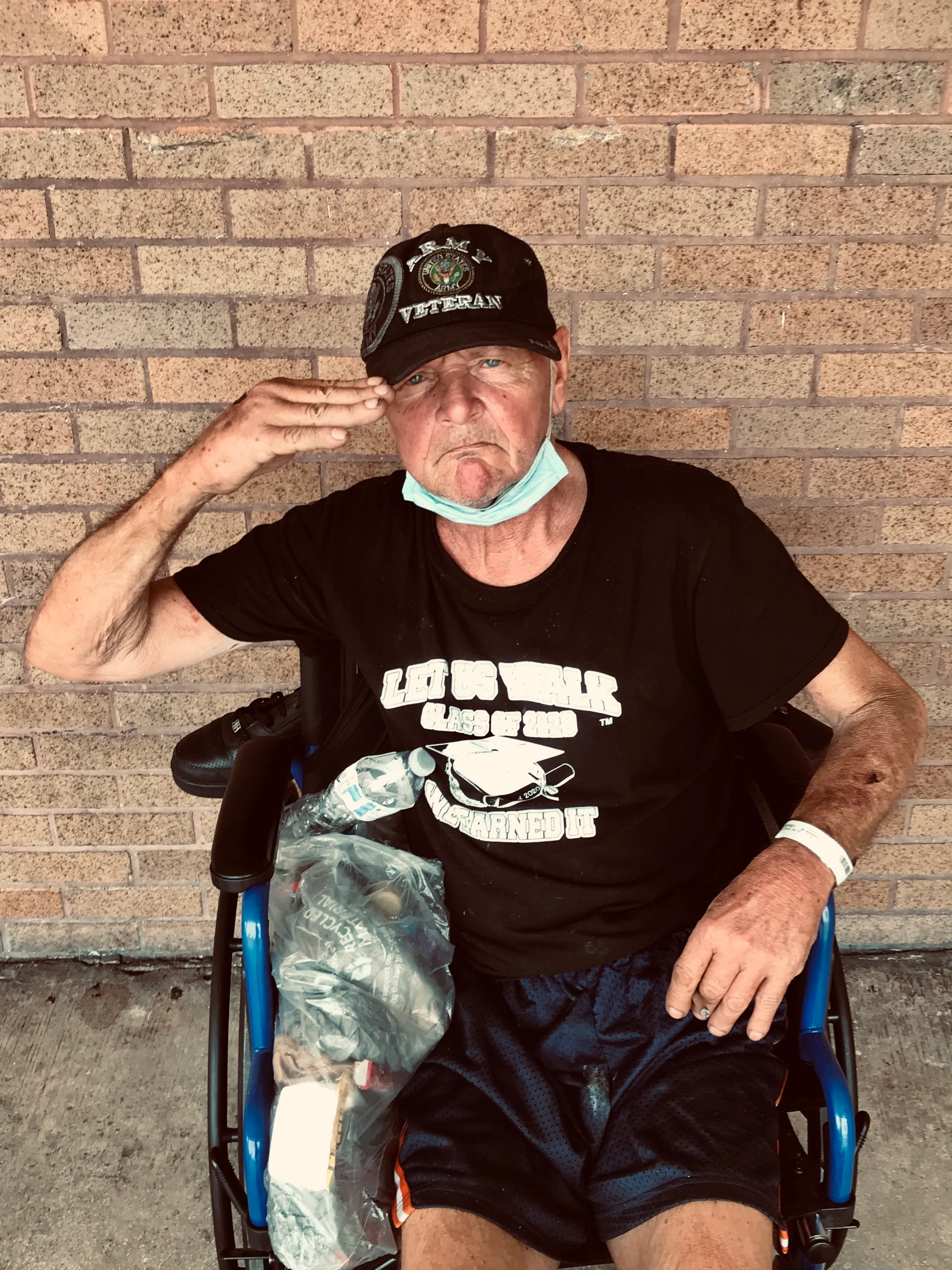 Sarge, Portrait Of A Veteran On The Street