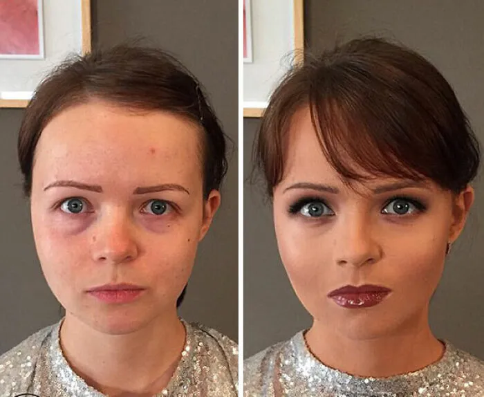 Este maquillador ruso permite a la gente experimentar lo que él llama el "efecto Cenicienta"