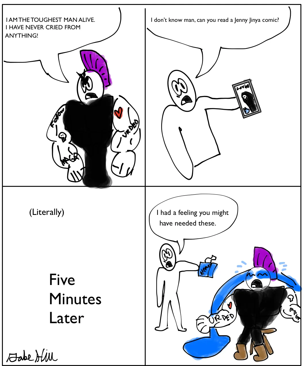 I Made A Quick Four Panel Comic On Jenny-Jinya