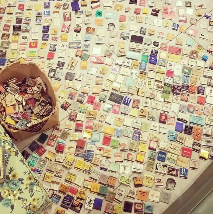 My Dad's Lifelong Collection Of Matchbooks
