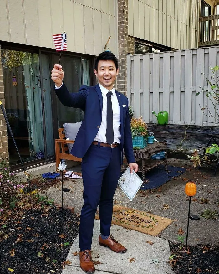 On The Last Day To Register To Vote In Virginia, My Brother-In-Law Finally Became A Citizen