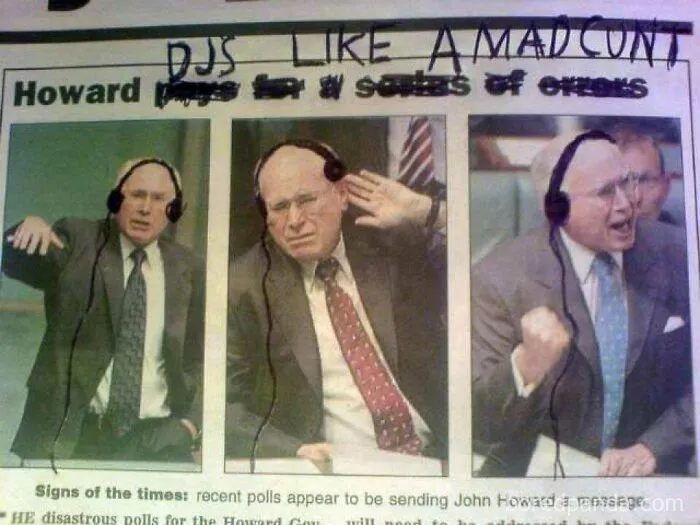 Político australiano reconvertido en DJ