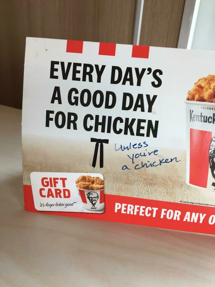 Cada día es un buen día para comer pollo