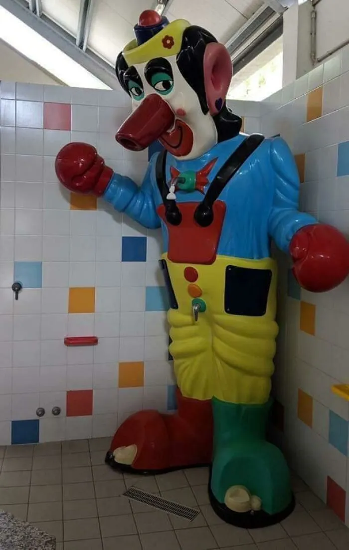 This Is A Clown Shower For Children
