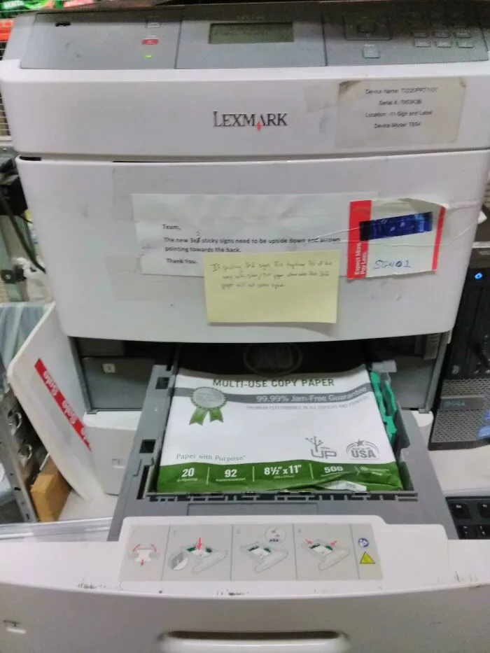 “The Printer Isn’t Working”