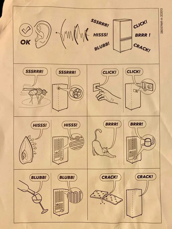 My New Fridge Came With A Noise Description