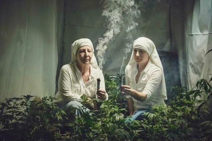 Power From On High: Two Weed Farming Nuns