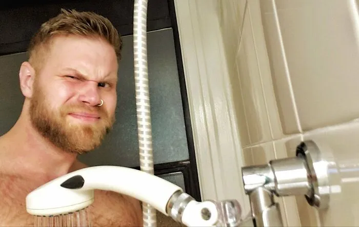 The Shower In My San Francisco Hotel Room Was Impossibly Low (I'm Only 6'3)