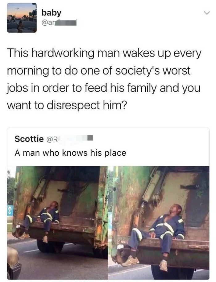 To Criticize A Garbage Man