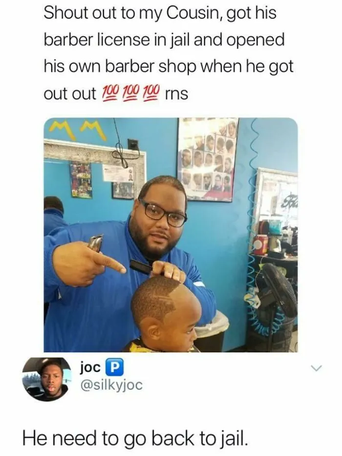 He Needs To Go Back To Jail