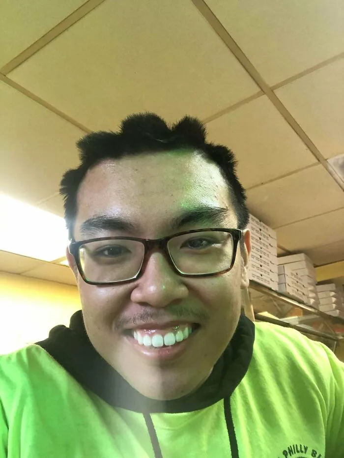 Pelo liso + Casco de bici