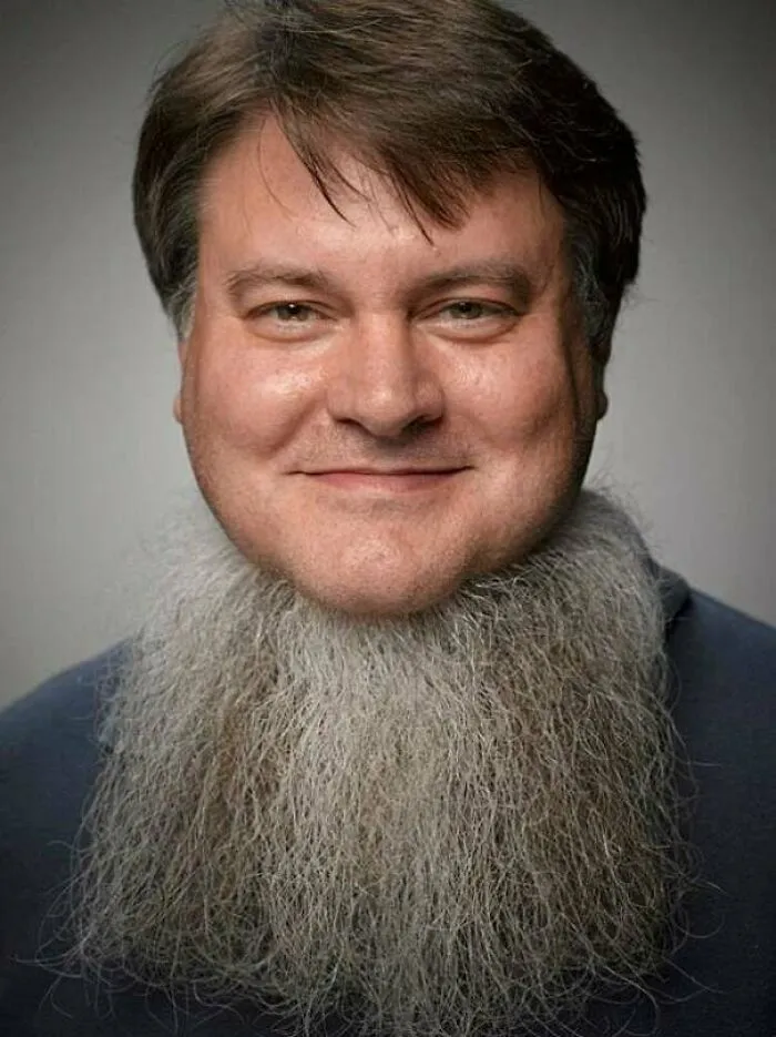 When Your Company Has A Strict No Beard Policy....but It Doesn't Say Anything A About A Neckbeard