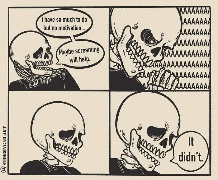 40 Honest Skeleton Comics About Loss, Mental Health, And Therapy By ‘Stormy Gail’