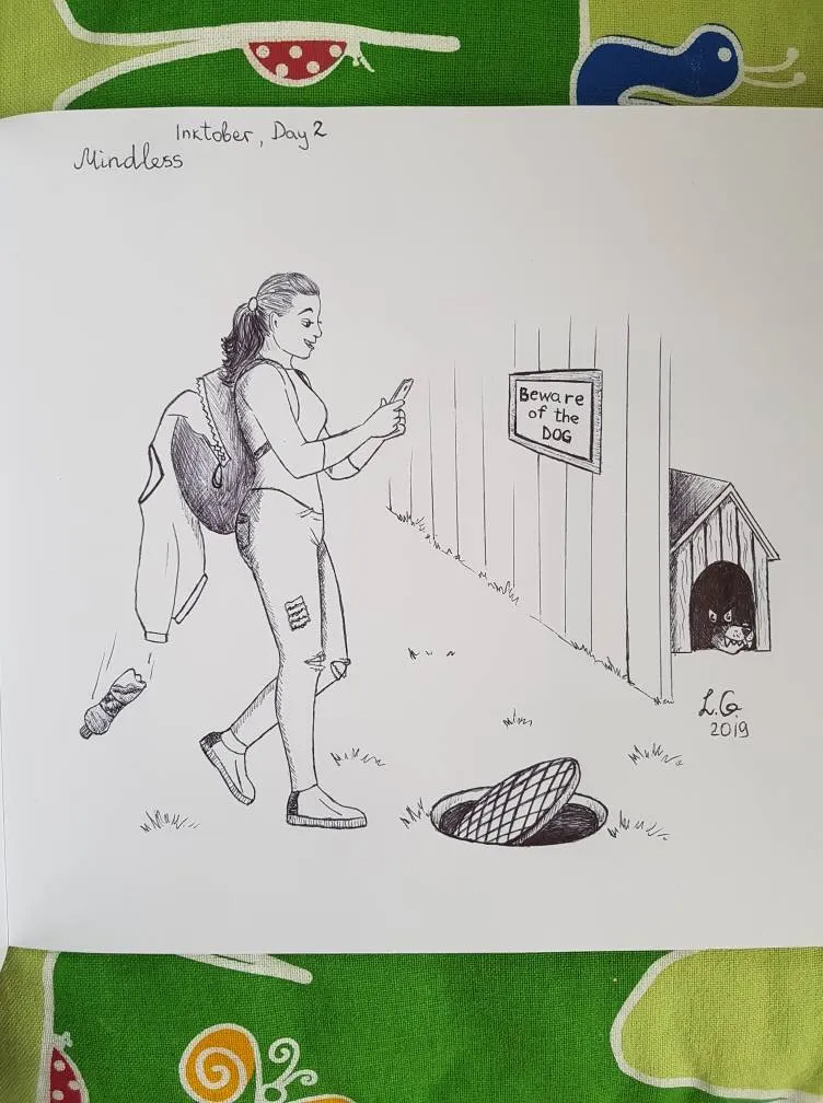 One And Half Of Inktober :)