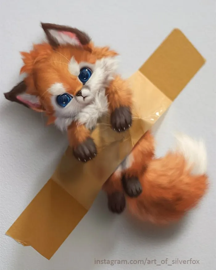 This Artist Can't Have Pets In His Apartment, So He Puts Digital Furry Animals In Real-Life Situations (29 New Pics)