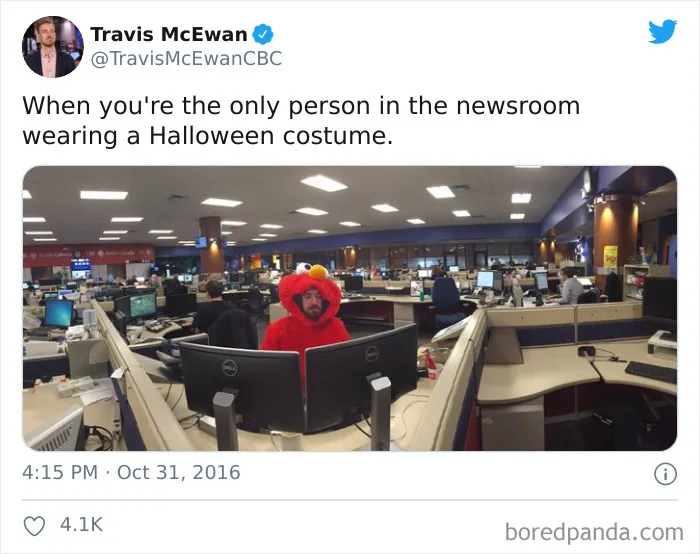 None Of His Colleagues Dressed Up