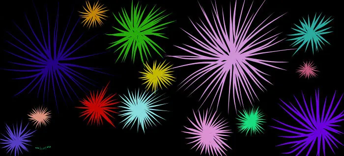 I Love Fireworks So Much! I Did This When I Was Bored In Class