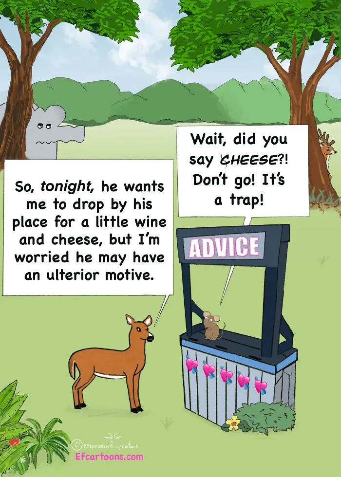 My Enormously Funny Cartoon Advice For The Lovesick Dedicated In Memory Of My Mom