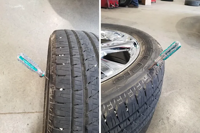 Tire Shop Employee Shares Pics Of The Things He Has Seen On The Job, And Here Are 28 Of The Craziest Ones