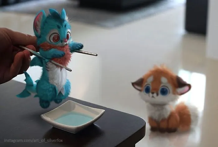 This Artist Can't Have Pets In His Apartment, So He Puts Digital Furry Animals In Real-Life Situations (29 New Pics)