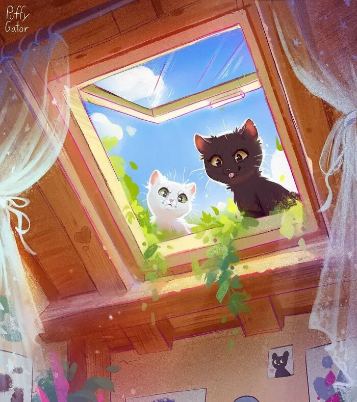 30 Adorable Wild Animal And Pet Illustrations By Nana Key