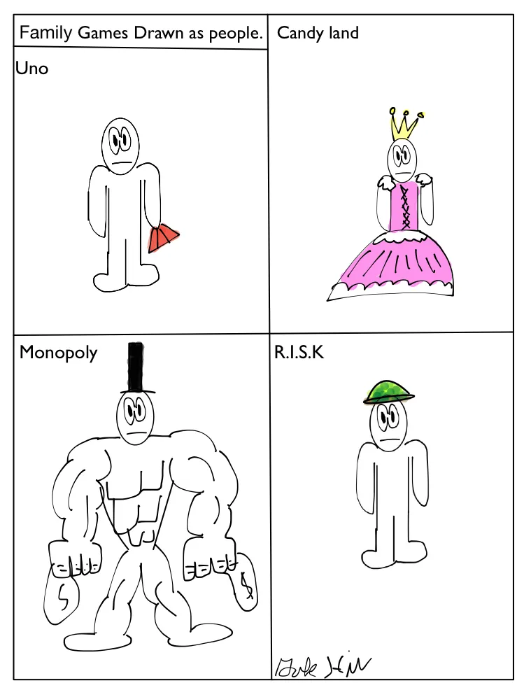 I Drew A Comic On How Cutthroat Board Games Are.