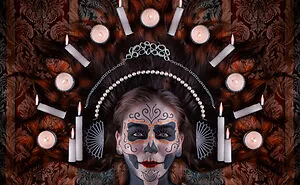 I Made A "Día De Muertos" Themed Photoshoot With The Elements Of This Mexican Tradition In Just One Day!