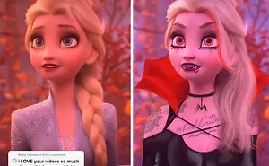 Artist Redraws Disney Characters As Being Edgier And Fans Demand For More