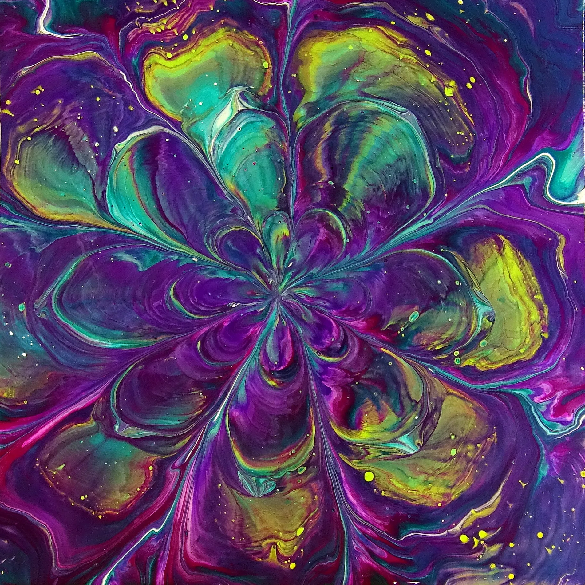 Leaky Cup ~ Acrylic Pour Painting ~ Fluid Art ~ Liquid Art ~ #staycreative