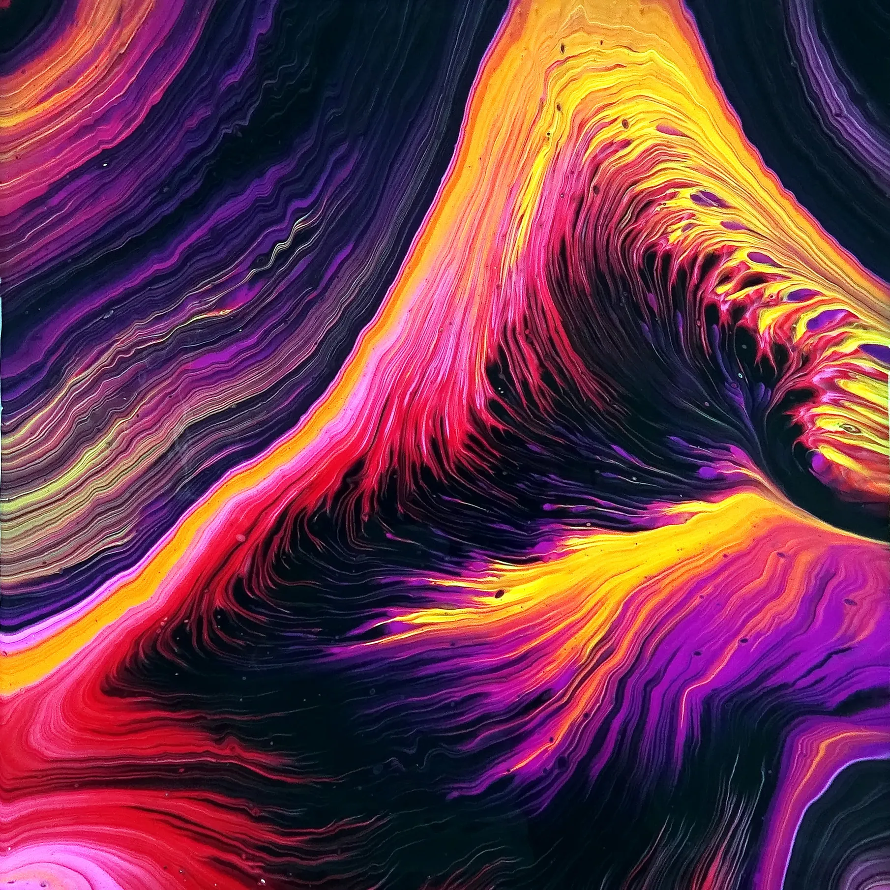 Reflex Split Cup Pour ~ Acrylic Pour Painting ~ Fluid Art ~ #staycreative