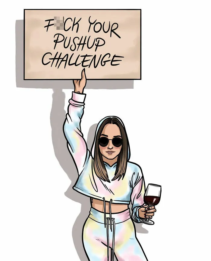 31-Year-Old Independent, Modern Woman Draws Comics On Her Observations About Society