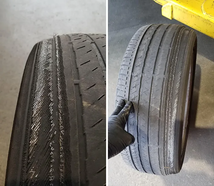 Tire Shop Employee Shares Pics Of The Things He Has Seen On The Job, And Here Are 28 Of The Craziest Ones