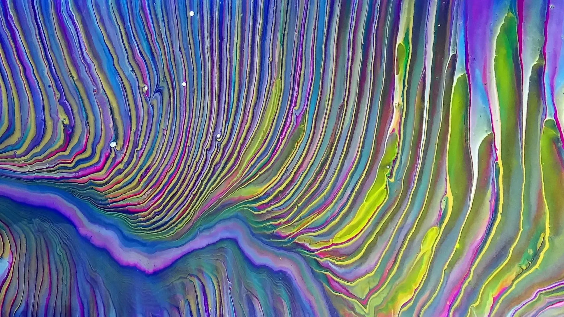 Wandering Ring Pour With Split Cup ~ Fluid Art Painting ~ #staycreative