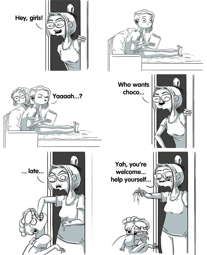 Russian Artist Shows What It’s Like Being A Girl With These 30 Hilariously Relatable Comics