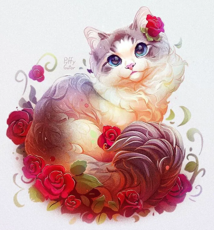 30 Adorable Wild Animal And Pet Illustrations By Nana Key