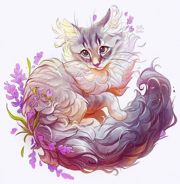 30 Adorable Wild Animal And Pet Illustrations By Nana Key
