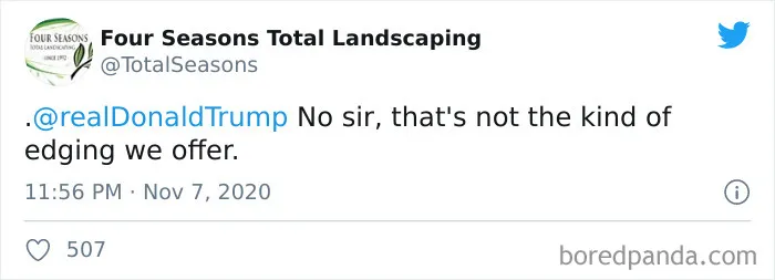 This Parody Account For 'Four Seasons Total Landscaping' Is Hilariously Roasting Trump's Rally In 27 Tweets