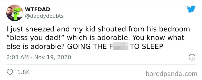 30 Of The Funniest Parenting Tweets This November