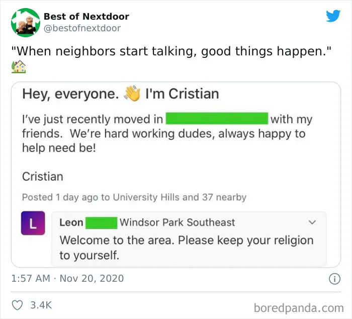 30 Of The Best And Worst Stories About Having Unusual Neighbors By 'Best Of Nextdoor'