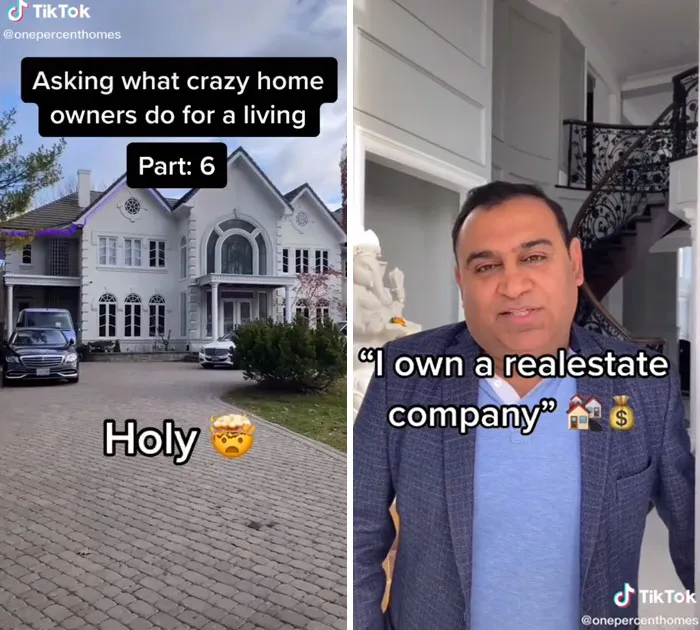 Guy Goes To Expensive Homes And Asks Strangers What They Do For A Living And It’s Getting A Lot Of Attention (23 Pics)