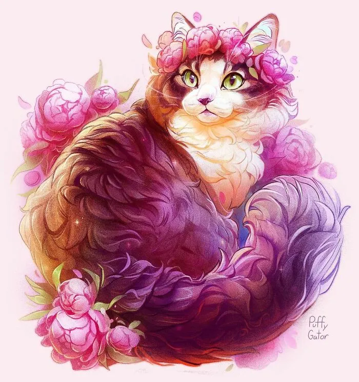 30 Adorable Wild Animal And Pet Illustrations By Nana Key