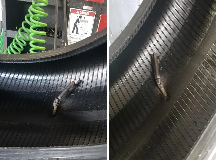 Este empleado de una tienda de neumáticos comparte 28 fotos de las locuras que ve en su trabajo