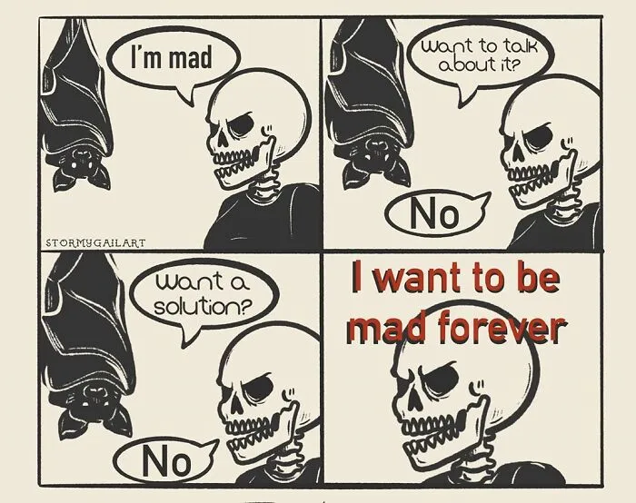 40 Honest Skeleton Comics About Loss, Mental Health, And Therapy By ‘Stormy Gail’